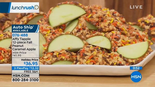 Affy Tapple 12piece Fall Peanut Caramel Apples AutoShip смотреть онлайн