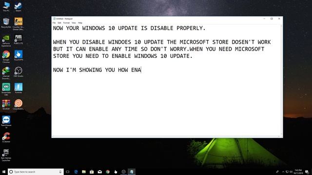|| HOW TO DISABLE AND ENABLE WIN-10 UPDATE PERMANANTLY || смотреть онлайн
