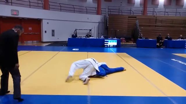 Big apple classic senior men Nathaniel Torres win by Shime-waza смотреть онлайн