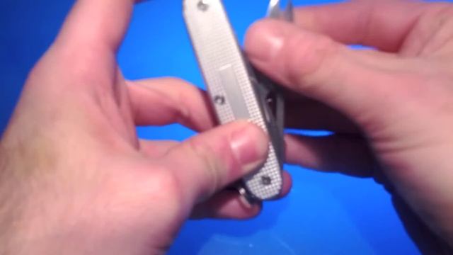 Custom Victorinox Pioneer (alox Silver) - Swiss Army Knife