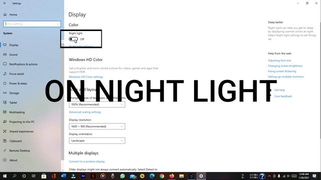 How to Enable Night Light on Windows 10 20H2 - 2021 смотреть онлайн