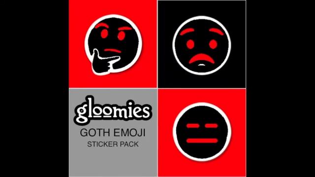 gloomies: goth emoji sticker pack for iMessage смотреть онлайн
