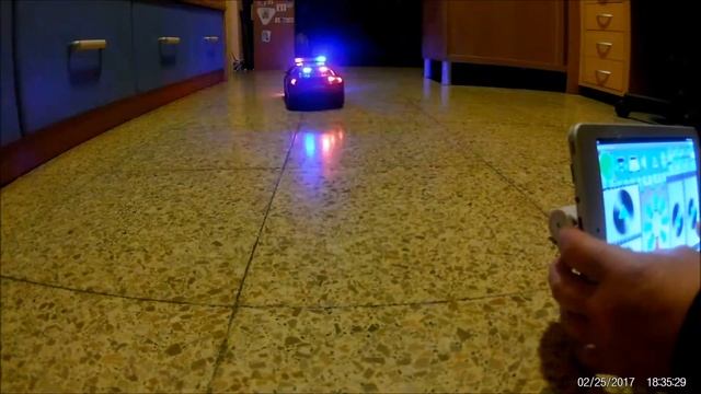 Coche Rc Arduino Policía Escala 1:14 Lamborghini смотреть онлайн