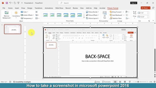 How to take a screenshot in Microsoft PowerPoint 2016 смотреть онлайн