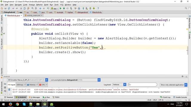 Android Tutorial - Android Dialogs смотреть онлайн