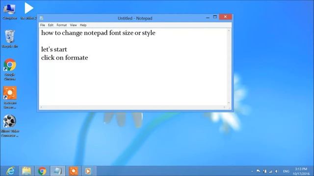 Windows notepad font size adjustment смотреть онлайн