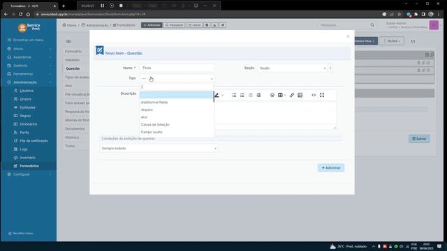 Plugin de Formulário GLPI: Coletando informações personalizadas de forma fácil e eficiente смотреть онлайн