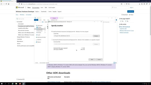 How To Install Windows ADK For SCCM