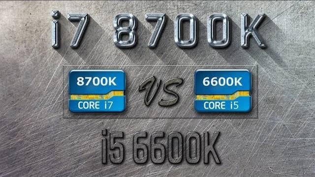 I7 8700K Vs I5 6600K Benchmarks | Gaming Tests Review & Comparison
