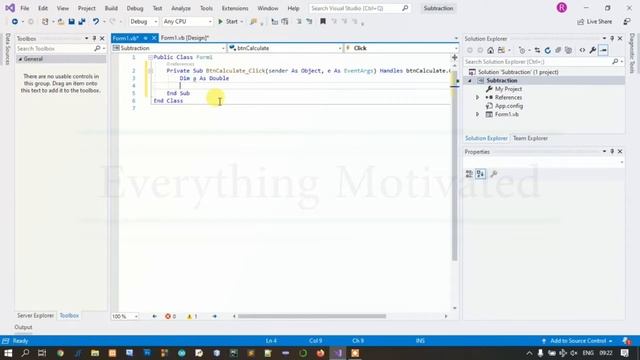 Visual Basic Subtraction with Windows Form Applications смотреть онлайн