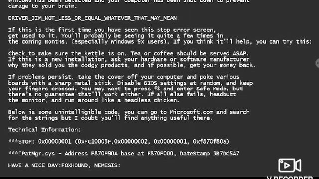 Ошибка стоп 00000000