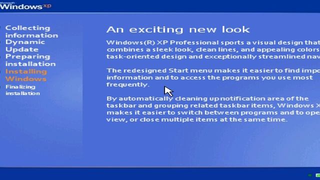 Установка Windows xp смотреть онлайн
