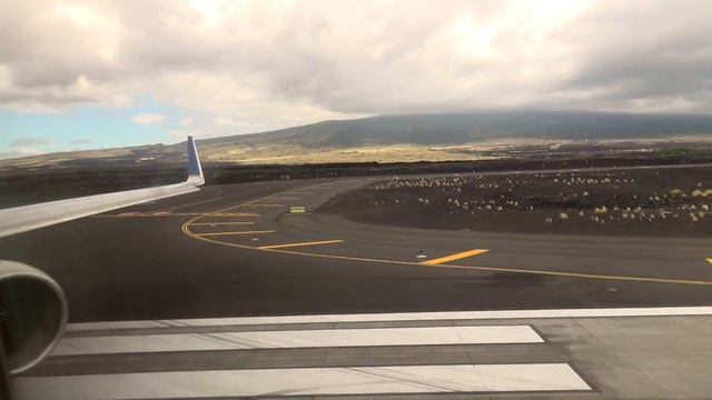 Lovely Takeoff from Kona, Hawaii on the UNITED Airlines Boeing 757-300! Awesome sounds! смотреть онлайн