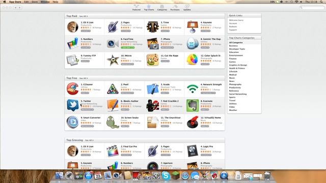 Mac App Store Top Charts 1 смотреть онлайн