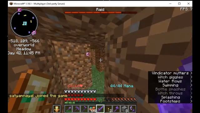my sever for 1.18.1 any one can join java/bedrock both!!! смотреть онлайн