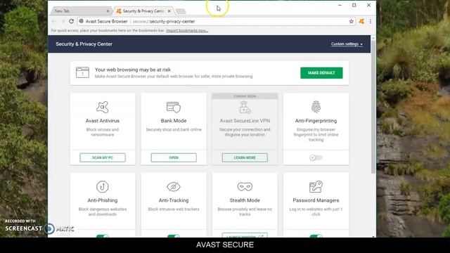 Avast New Secure Browser~ A Successor To Avast SafeZone Browser.