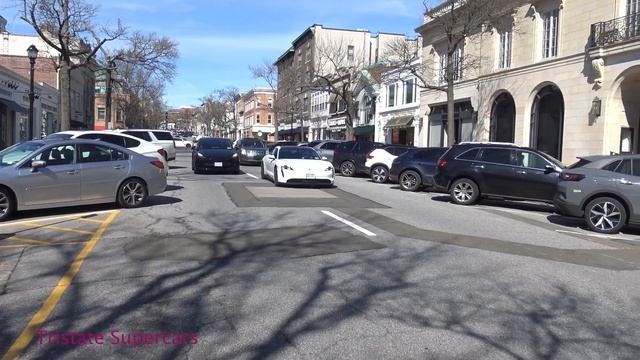 INSANE 1 Of 3 Bugatti EB112!!!+Other Insane Cars Awesome-Carspotting In Greenwich смотреть онлайн