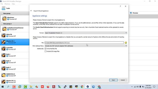 Importing and Exporting VirtualBox VM OVA смотреть онлайн