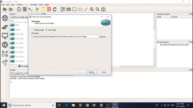 How to add IOS in GNS3 смотреть онлайн
