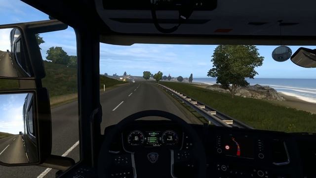 Euro Truck Simulator 2 multiplayer truckersmp tanpa steering wheel jalan padat langsung cium pan**t смотреть онлайн