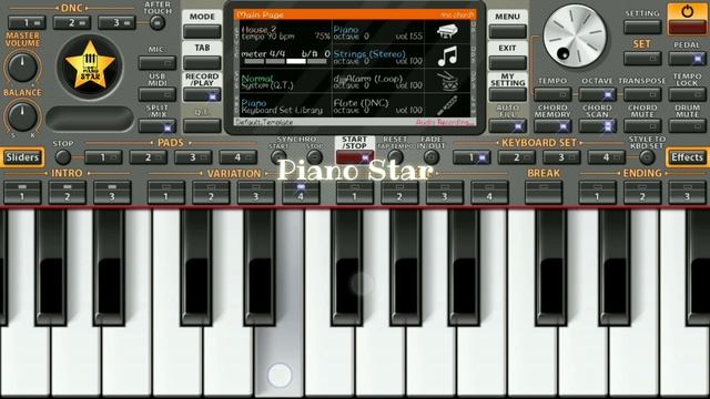 Chand Chhupa Badal Mein | Mobile Instrumental Cover On ORG 2020 | Piano Star смотреть онлайн
