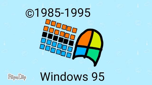 Windows 95 startup animation (no watermark) смотреть онлайн