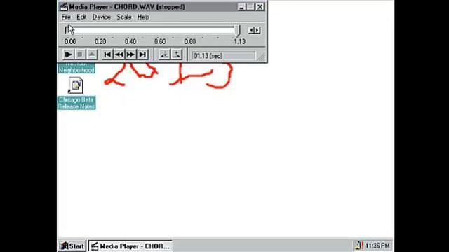 Microsoft Windows Chicago (95 Beta 1 Release) - All 4 Sounds (May 1994) смотреть онлайн