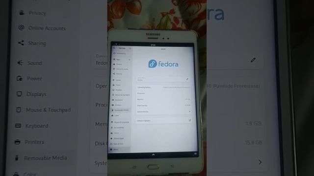 Fedora Phosh 40 on SM-T355Y samsung-gt58 kernel-6.6.0-msm8916 смотреть онлайн