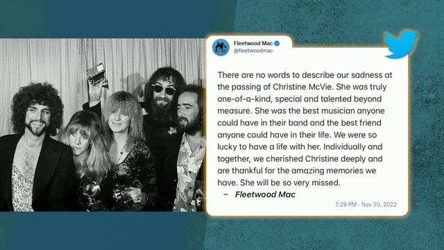 Fleetwood Mac say heartfelt farewell to Christine McVie | 5 News смотреть онлайн