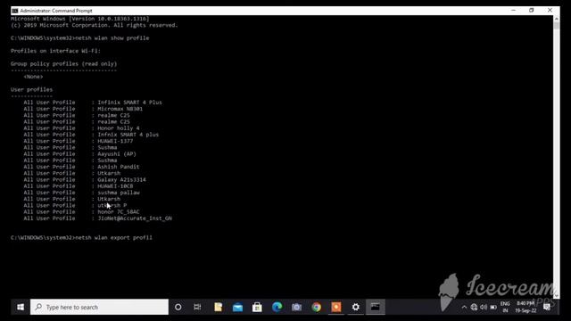 CMD : Find all WiFi password with only 1 command | Windows 10 / 11| Technical white смотреть онлайн