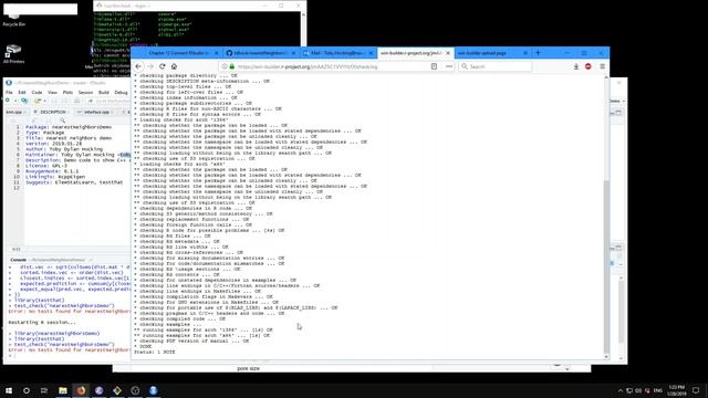 Checking your email to see result of R package check on win-builder смотреть онлайн