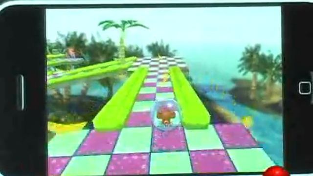 Apple iPhone - Super Monkey Ball demo смотреть онлайн