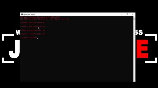 How to change color of windows command line CMD смотреть онлайн
