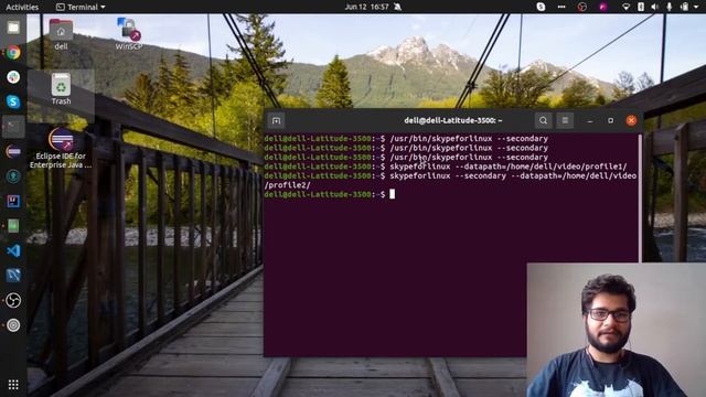 Multiple Skype Account Ubuntu with Auto Login смотреть онлайн
