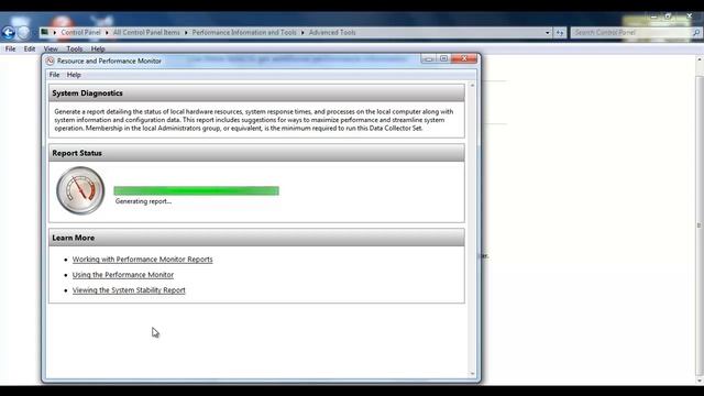 How to generate a system health report in windows 7 смотреть онлайн