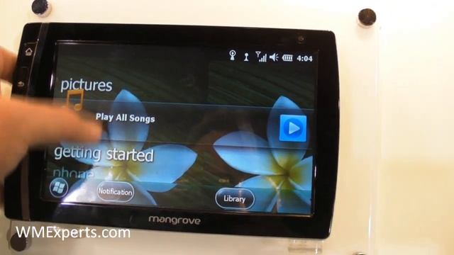 Mangrove 7 Windows Mobile 6.5.3 tablet смотреть онлайн