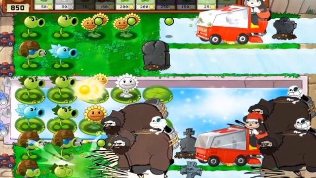 Pvz Hard Mode Pvz Brutal Mode Ice Level смотреть онлайн