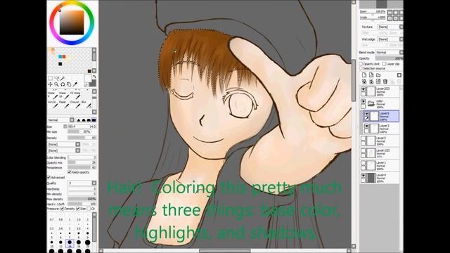 Manga / Anime Drawing Tutorial (sorta...) with Paint Tool SAI смотреть онлайн