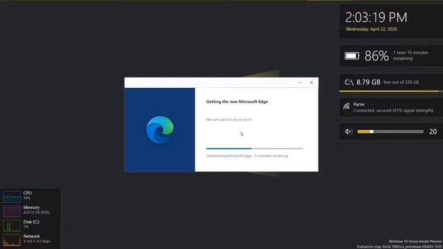 The new Microsoft Edge (installing and review) смотреть онлайн