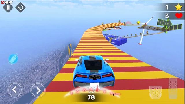 Superhero Car Stunt Cars Game / IMPOSSİBLE SNOW MODE / Android GamePlay #3 смотреть онлайн
