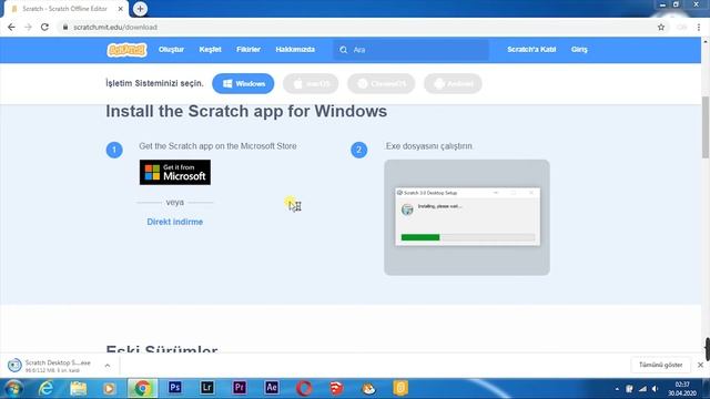 Windows 7 ve 8 scratch 3.0 kurulumu nasıl yapılır? scratch 3 son sürüm kurulumu смотреть онлайн