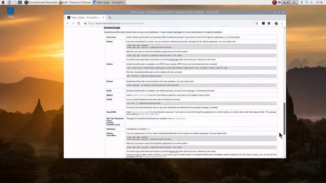 SDR Raspberry Pi 4 SimpleScreenRecorder Install смотреть онлайн