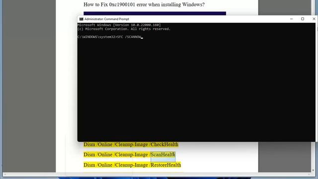 Fix 0xc1900101 error when installing Windows смотреть онлайн