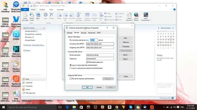 How to configure email into windows live mail... смотреть онлайн