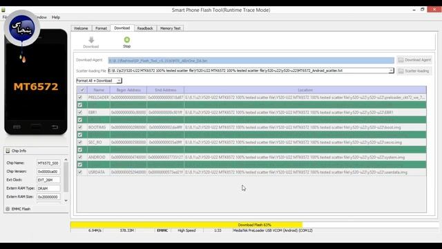 How To Flash Huawei Y520-U22 Easy simple & fast/opunjabi смотреть онлайн