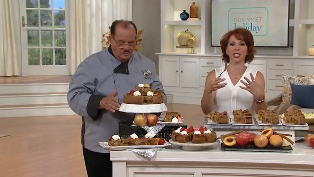 Delizioso Desserts 4.5-lb Apple Peach Cobbler with Streusel on QVC смотреть онлайн