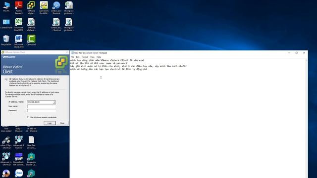 Tạo shortcut .vbs tự điền username và password khi vào phần mềm смотреть онлайн