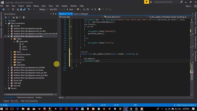 c# windows form for update text box and datagridview data смотреть онлайн