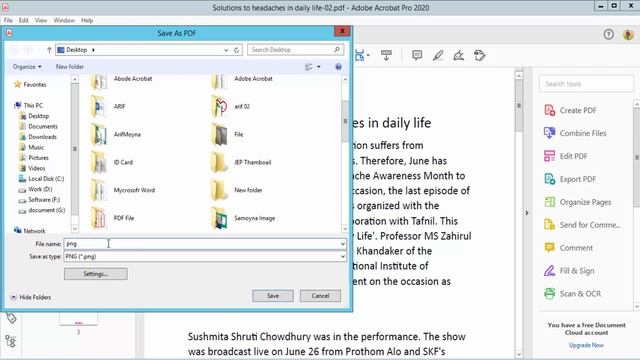 How to Convert PDF to PNG Transparent Windows with Adobe Acrobat Pro 2020 смотреть онлайн