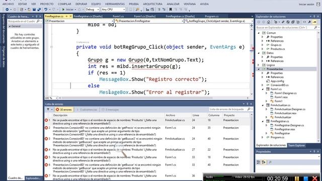 16 Acceso a datos - Proyecto 3 capas parte1 смотреть онлайн